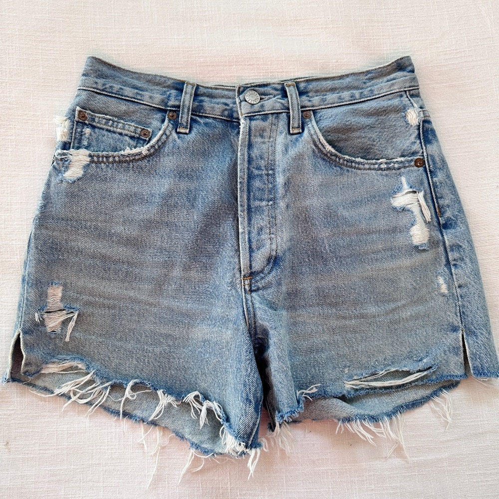 Agolde Dee Vintage High Rise Short Sz 26 Muse
